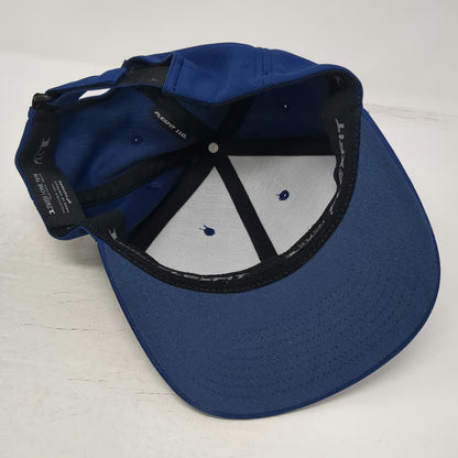 Yupoong Baseball Cap Blue One Size Sunroc Logo Flexfit 110 Adjustable Hat