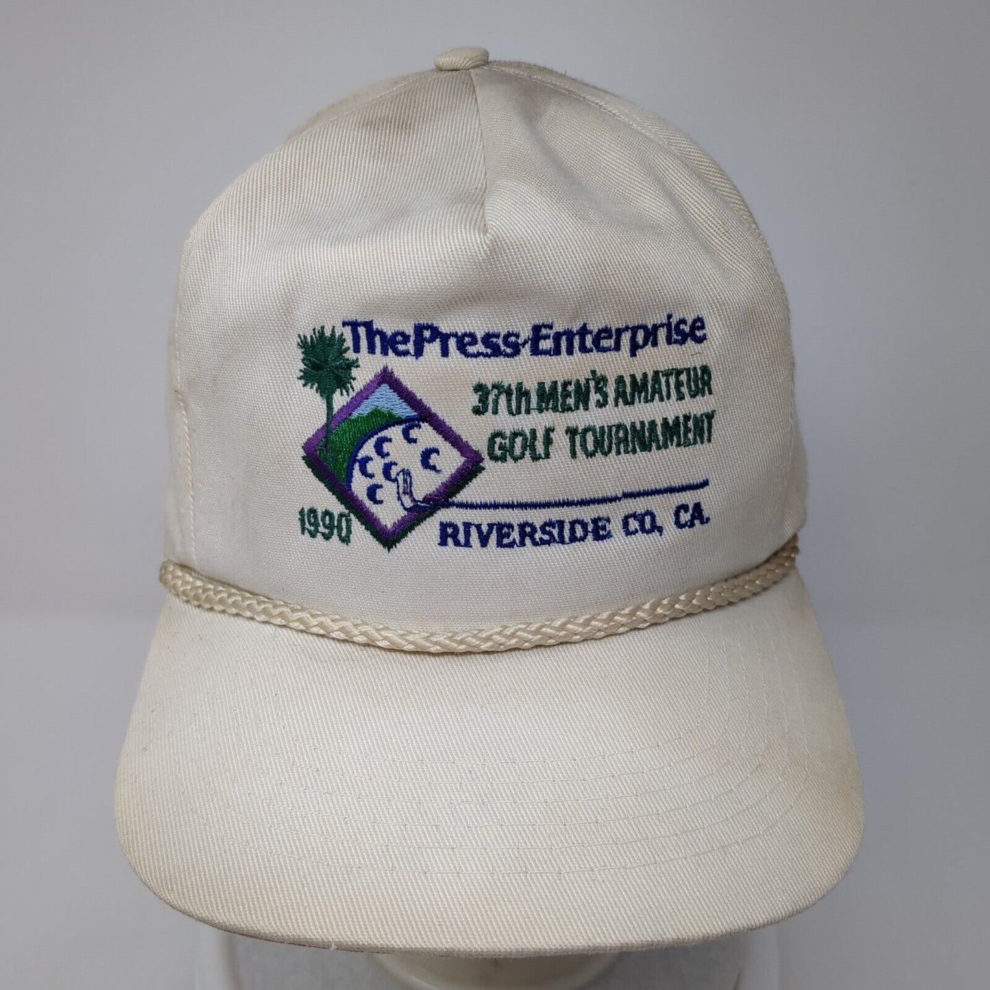 The Press Enterprise 37th Men's Amateur Golf Tournament Snapback Hat Tan OS