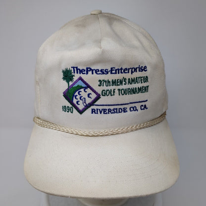 The Press Enterprise 37th Men's Amateur Golf Tournament Snapback Hat Tan OS