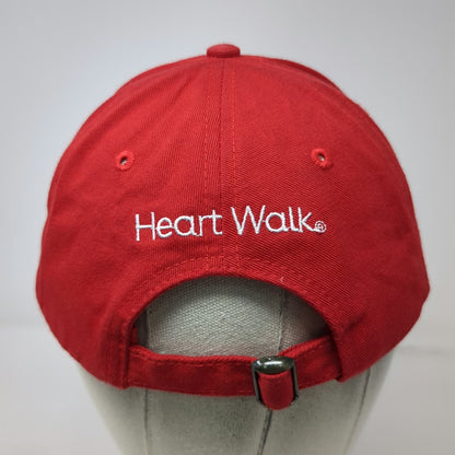 American Heart Association Heart Walk Red One Size Baseball Cap Survivor Hat