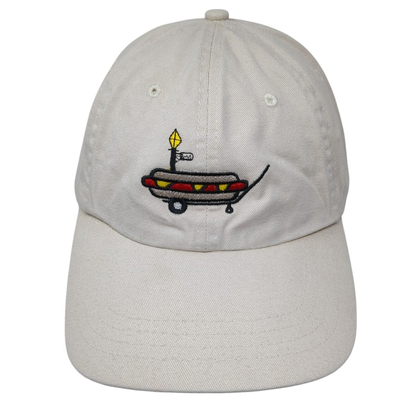Lucky Dogs Slideback Hat Tan One Size Adjustable Embroidered Paramount