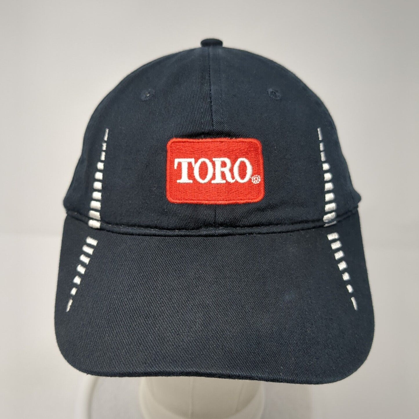 TORO MTI Distributing Slideback Hat Black OS Adjustable Embroidered 6 Panel