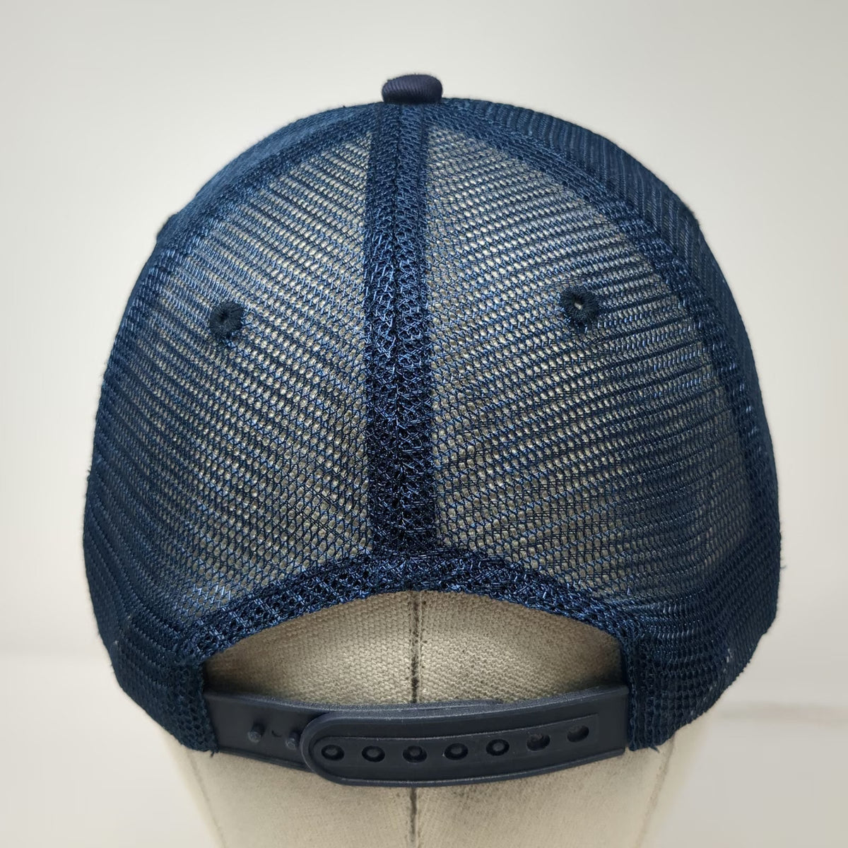 K-Products Trucker Hat Blue One Size CWX Embroidered Logo Snapback Mesh Cap