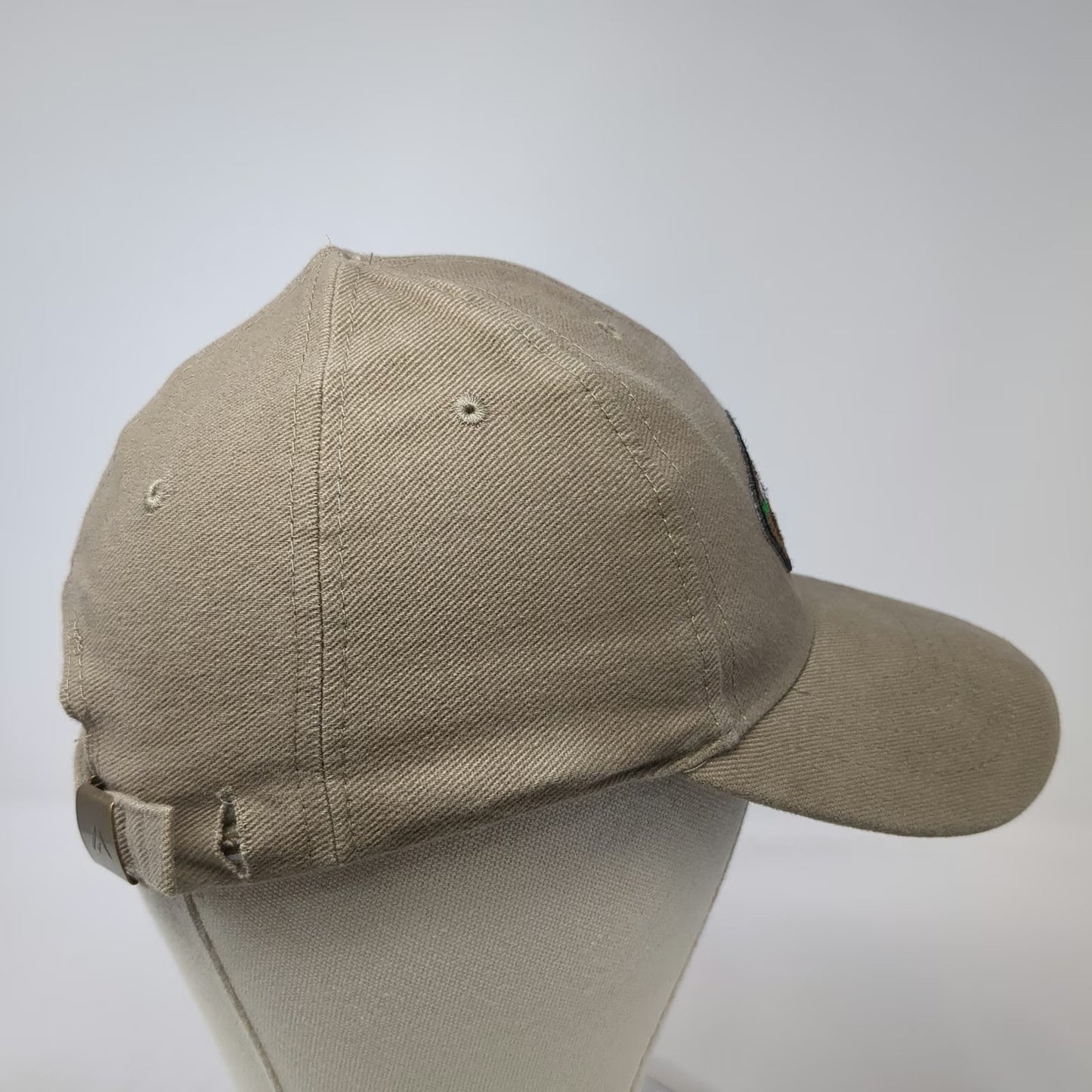 Mohr's Baseball Cap Brown One Size 2008 Cartoon Chuckwagon Patch Slideback Hat