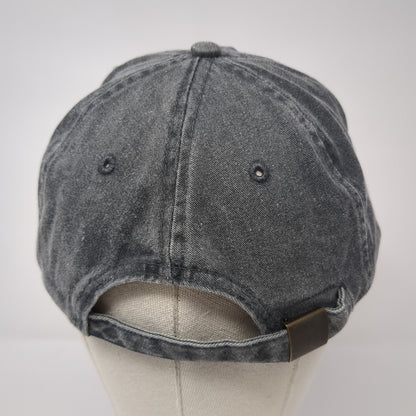 Just Wright Slideback Hat Gray One Size Adjustable Embroidered Otto