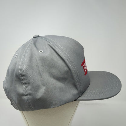 Unionwear 5 Panel Gray One Size Snapback Hat Seattle Iron Workers Local 86 USA