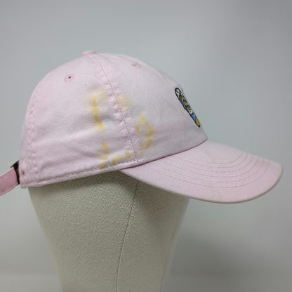 Life is Good Baseball Cap Pink One Size Flip Flops Beach Palm Tree Sun Hat