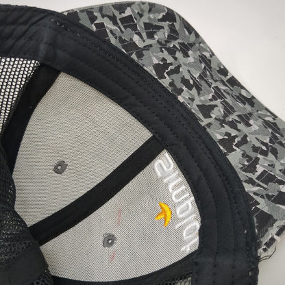 Promoshop Simplot Aviation Trucker Hat Gray One Size Camo Mesh Snapback
