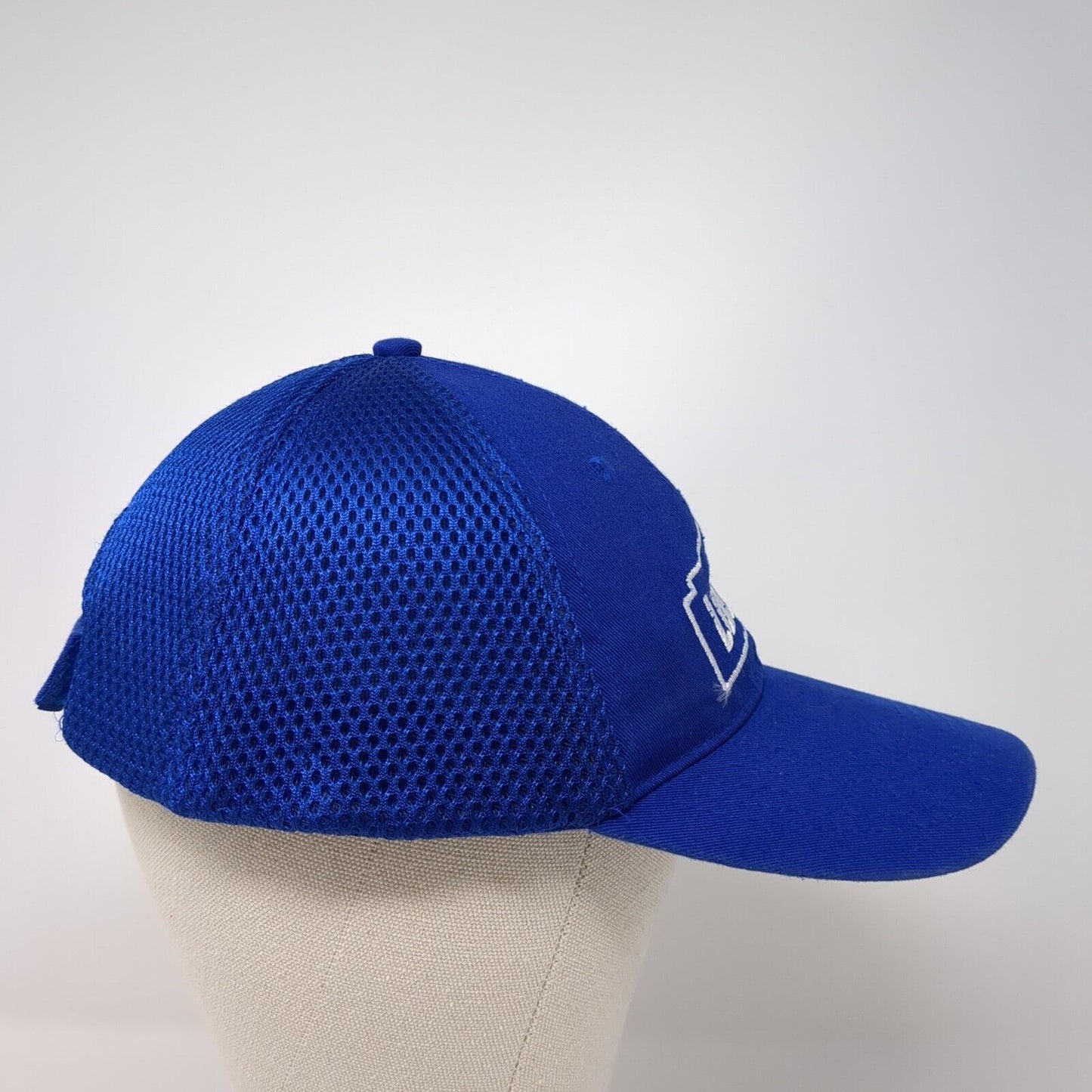 Lowe's Strapback Hat Blue One Size Adjustable Embroidered Mesh Back Cotton