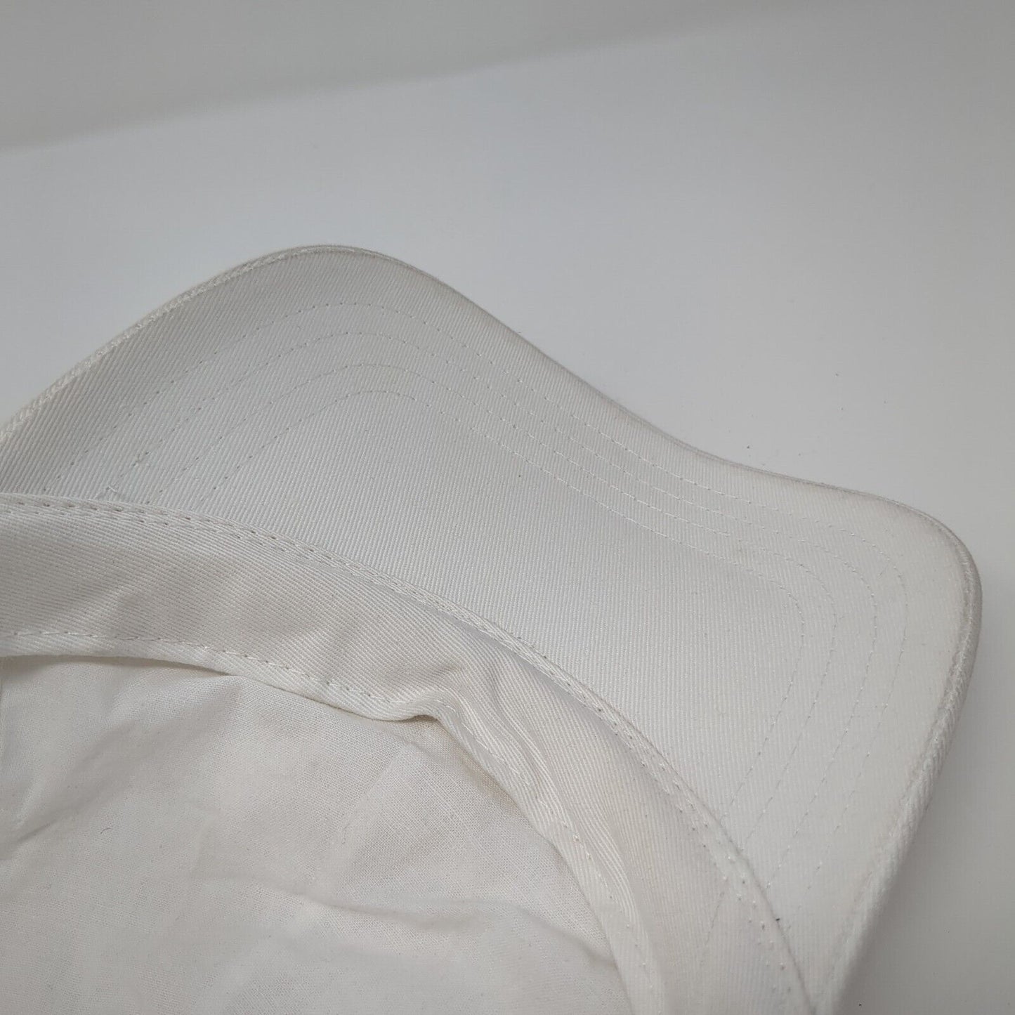 Wreath Star Strapback Hat White One Size Adjustable Embroidered 6 Panel Cotton