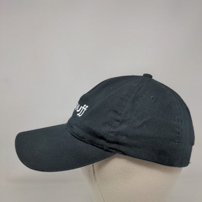 Gopuff Slideback Hat Black One Size Solid Embroidered Adjustable 6 Panel