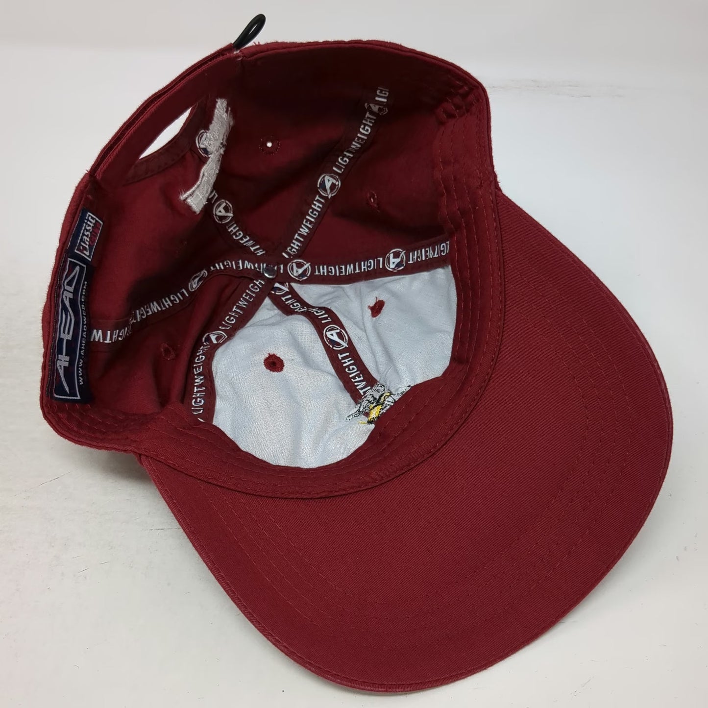 Ahead Baseball Cap Red One Size Winged Foot Golf HSBC Premier Cotton Hat