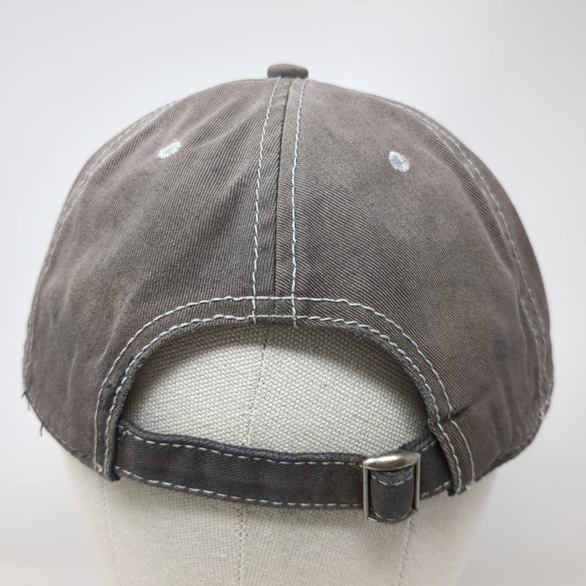Prairie Mountain Gray One Size Baseball Cap Hat Yosemite California Distressed