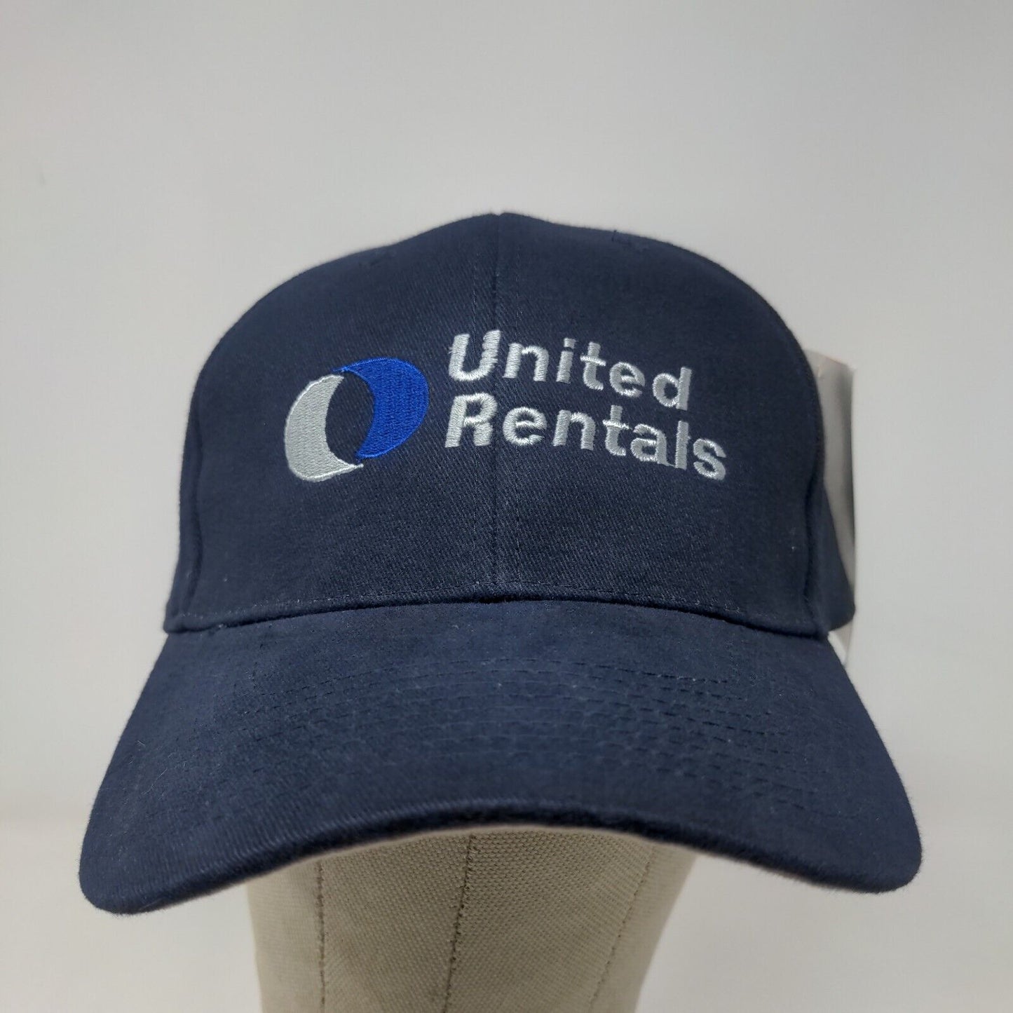 Collegiate USA Men's Strapback Hat Blue Embroidered United Rentals Logo W/Tags