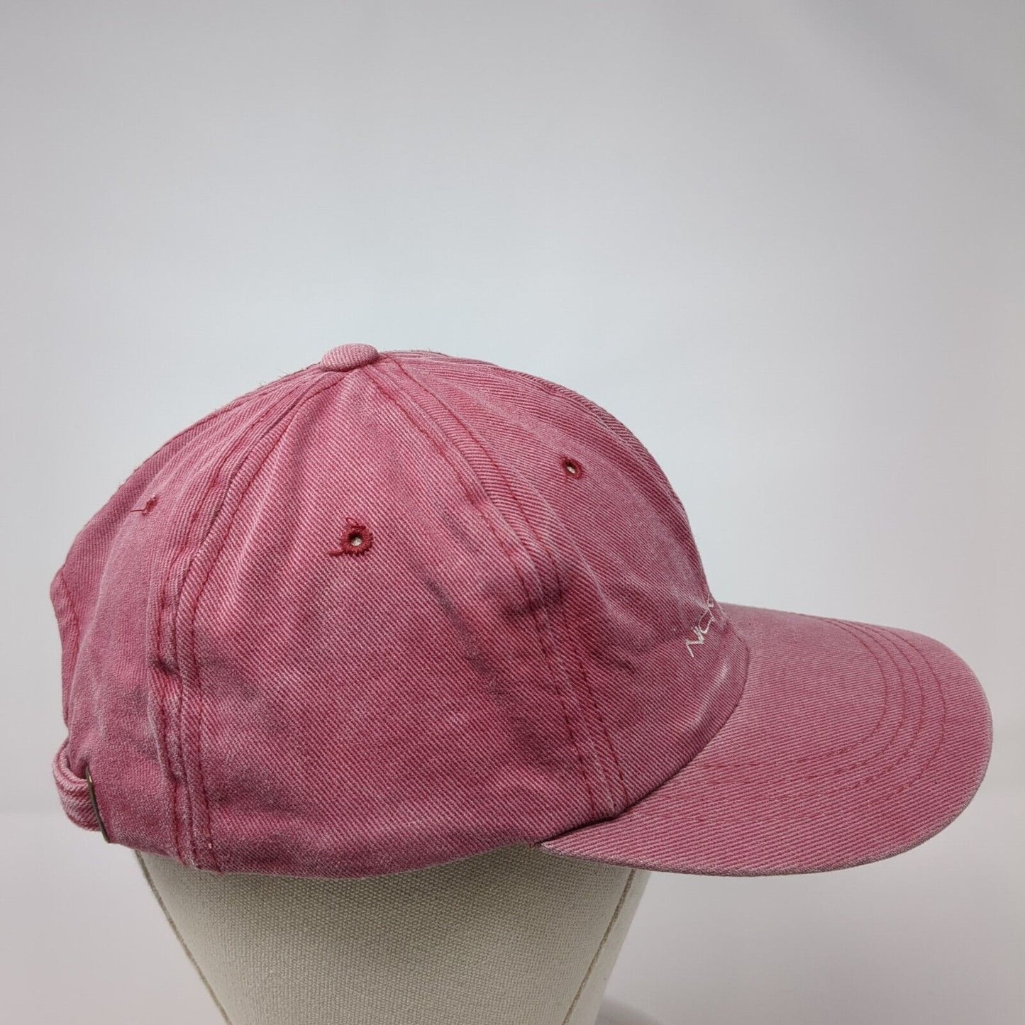 Nicklaus For Women Slideback Hat Red One Size Adjustable Embroidered 6 Panel