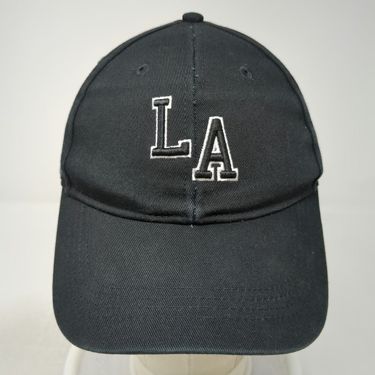 Primark Baseball Cap Black One Size LA California Embroidered Slideback Hat