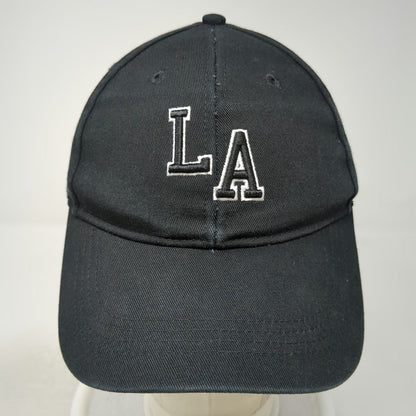 Primark Baseball Cap Black One Size LA California Embroidered Slideback Hat