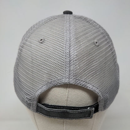 Cat Mom Paw Strapback Mesh Back Trucker Hat Gray OSFA 6 Panel HG