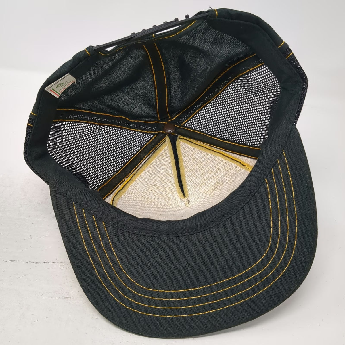 Snapback Hat Black One Size Moose's Welding & Construction Scrambled Eggs Mesh
