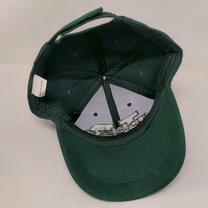 Idaho Established 1890 Strapback Hat Green 59cm Adjustable Embroidered Polyester