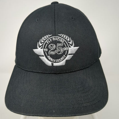 Fly Racing Snapback Black Silver One Size 25th Anniversary Logo Motocross Hat