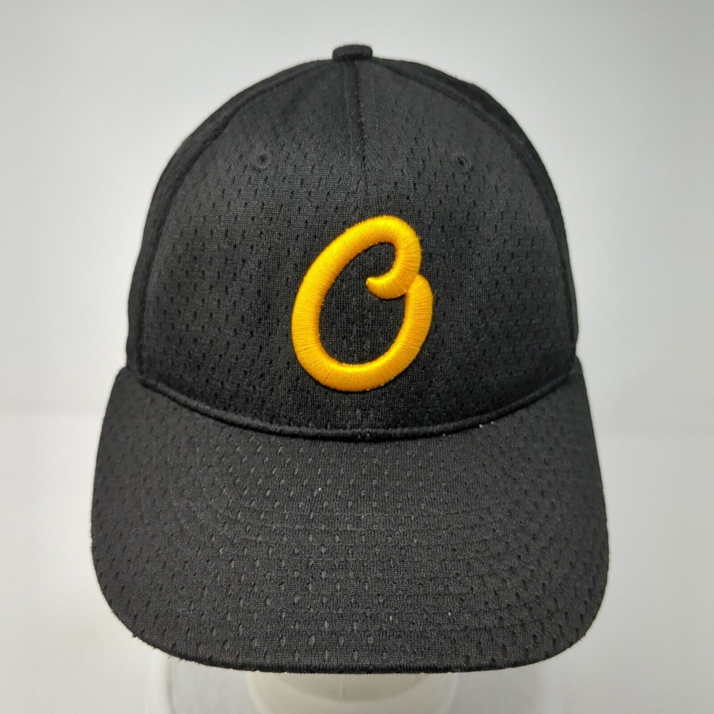 Richardson Fitted Hat Black 6 7/8-7 Embroidered Breathable Pro Model System5