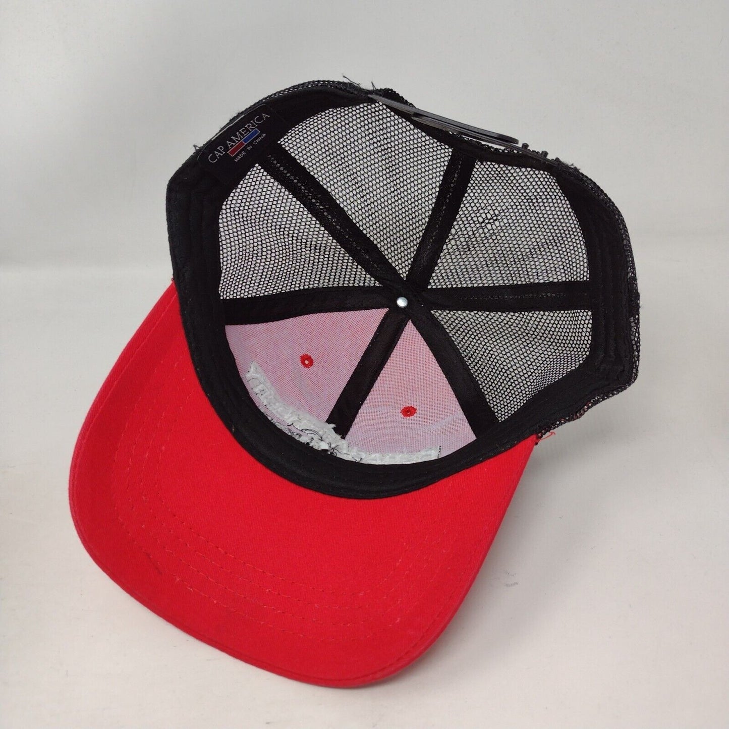 Rehab Authority Physical Therapy Snapback Trucker Hat Red One Size Cap America