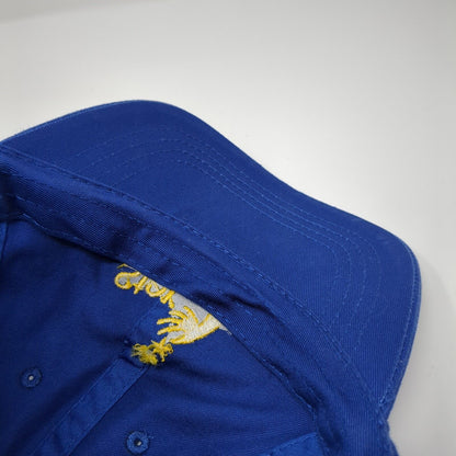 Star Outreach Strapback Hat Blue One Size Adjustable Embroidered Port & Company