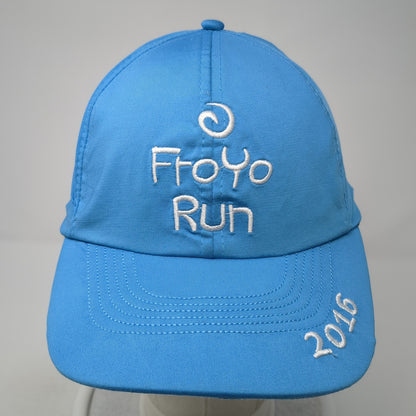 Froyo Run 2016 Strapback Baseball Cap Blue One Size Adjustable Embroidered