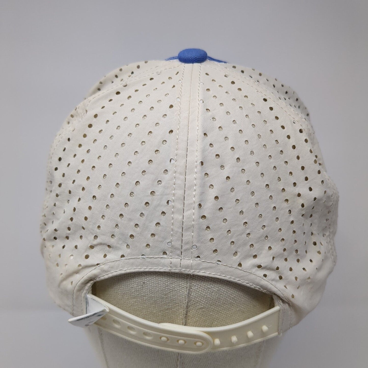The Boat Monkey Snapback Hat Blue OS Adjustable Embroidered Breathable Rope