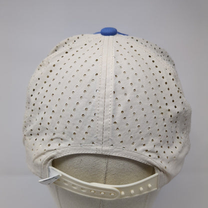 The Boat Monkey Snapback Hat Blue OS Adjustable Embroidered Breathable Rope