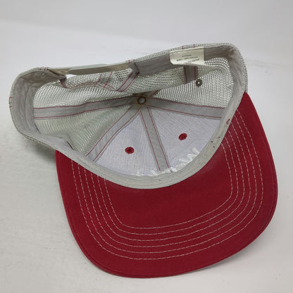 Wendy's Trucker Hat Red One Size Mesh Snapback Dave Thomas Foundation Adoption