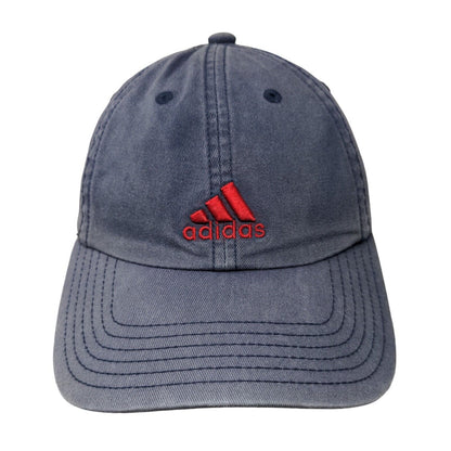 Adidas Slideback Hat Blue One Size Adjustable Embroidered Aeroready 6 Panel