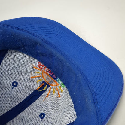 Blue Baseball Cap One Size Slideback Sunrise Day Camp Staten Island NY Logo Hat