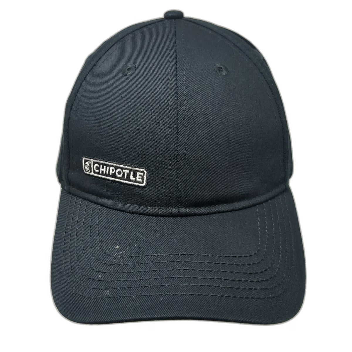 Loomstate Chipotle Baseball Cap Black One Size Organic Cotton Strapback Hat Logo