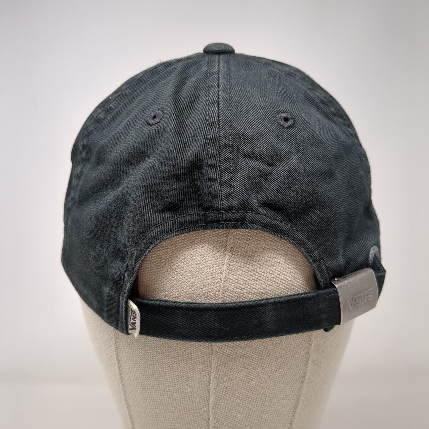Vans Off The Wall Slideback Hat Black OSFA Embroidered Adjustable