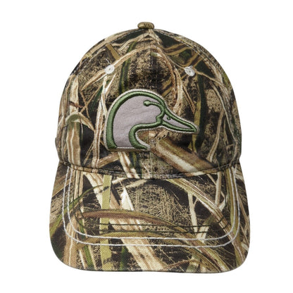 Ducks Unlimited Slideback Hat Camouflage OS Adjustable Embroidered Outdoor Cap