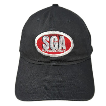 New Era SGA Security Gate Access Black One Size Baseball Cap Adjustable Hat