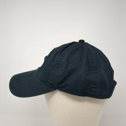 Levi's Snapback Hat Blue 58cm Adjustable Embroidered Solid 6 Panel