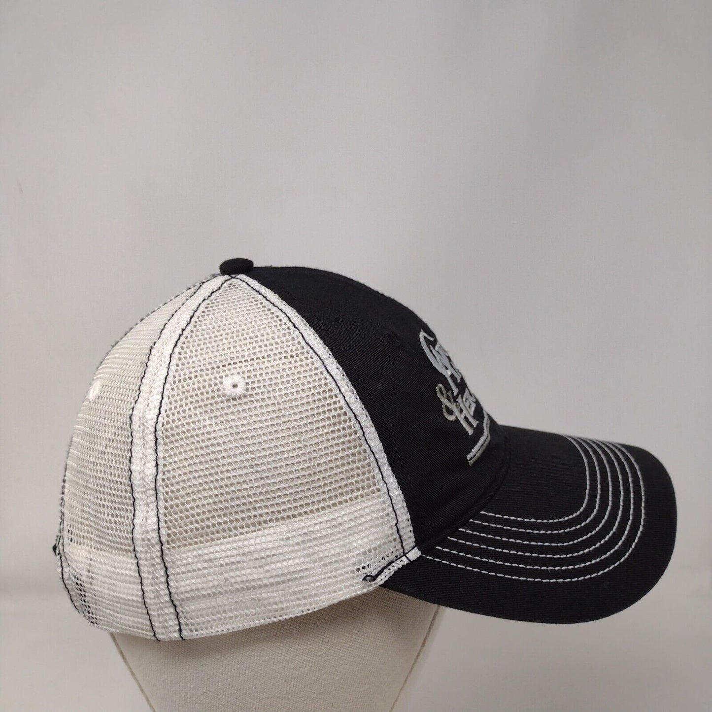 Gohr Angus & Herefords Strapback Trucker Hat Black One Size District Threads