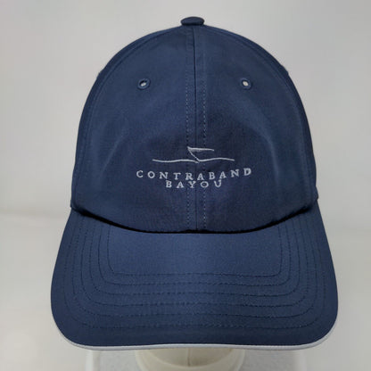 Contraband Bayou Strapback Hat Blue OSFM Adjustable Embroidered 6 Panel Adidas