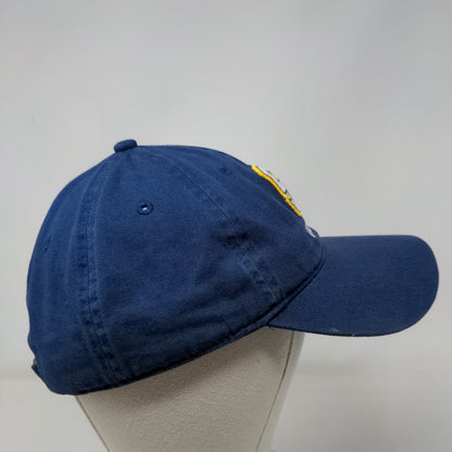 S Wrestling Slideback Hat Blue OSFM Embroidered 6 Panel Outdoor Cap