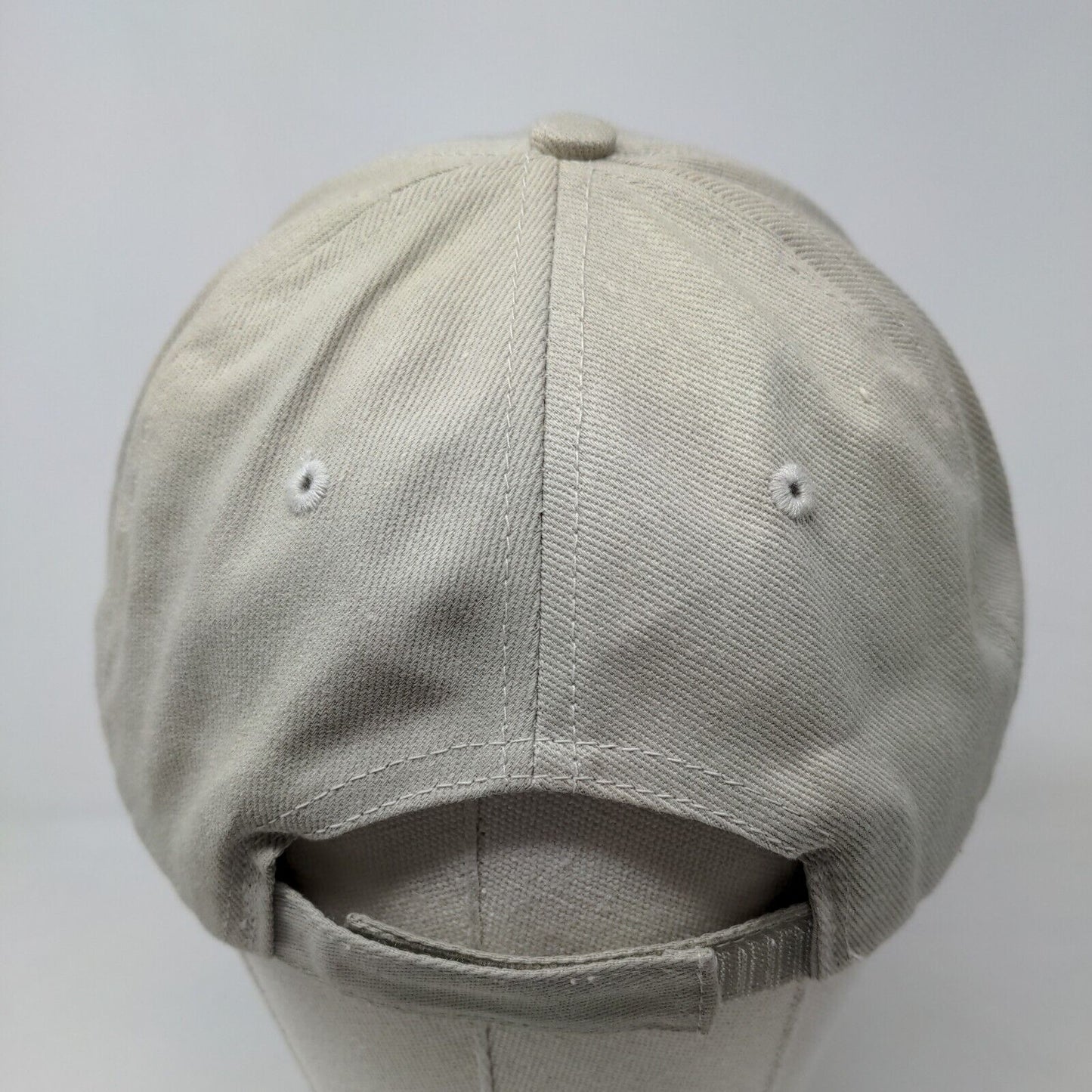 Kellermeyer Men's Strapback Hat Tan Size A Embroidered Logo Adjustable