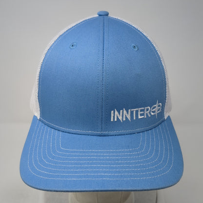 Inntero Snapback Trucker Hat Blue One Size Adjustable Mesh Back Richardson