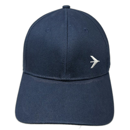 Embraer Baseball Cap Blue One Size Slideback Hat Embroidered Logo Aviation