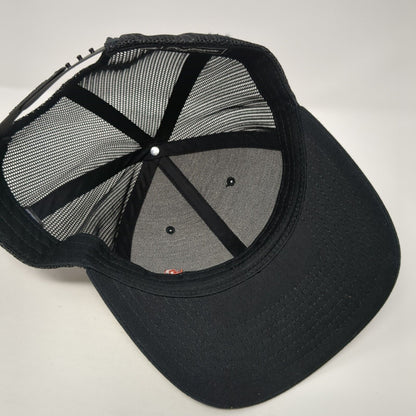 Healthwise Snapback Mesh Back Trucker Hat Black One Size Richardson