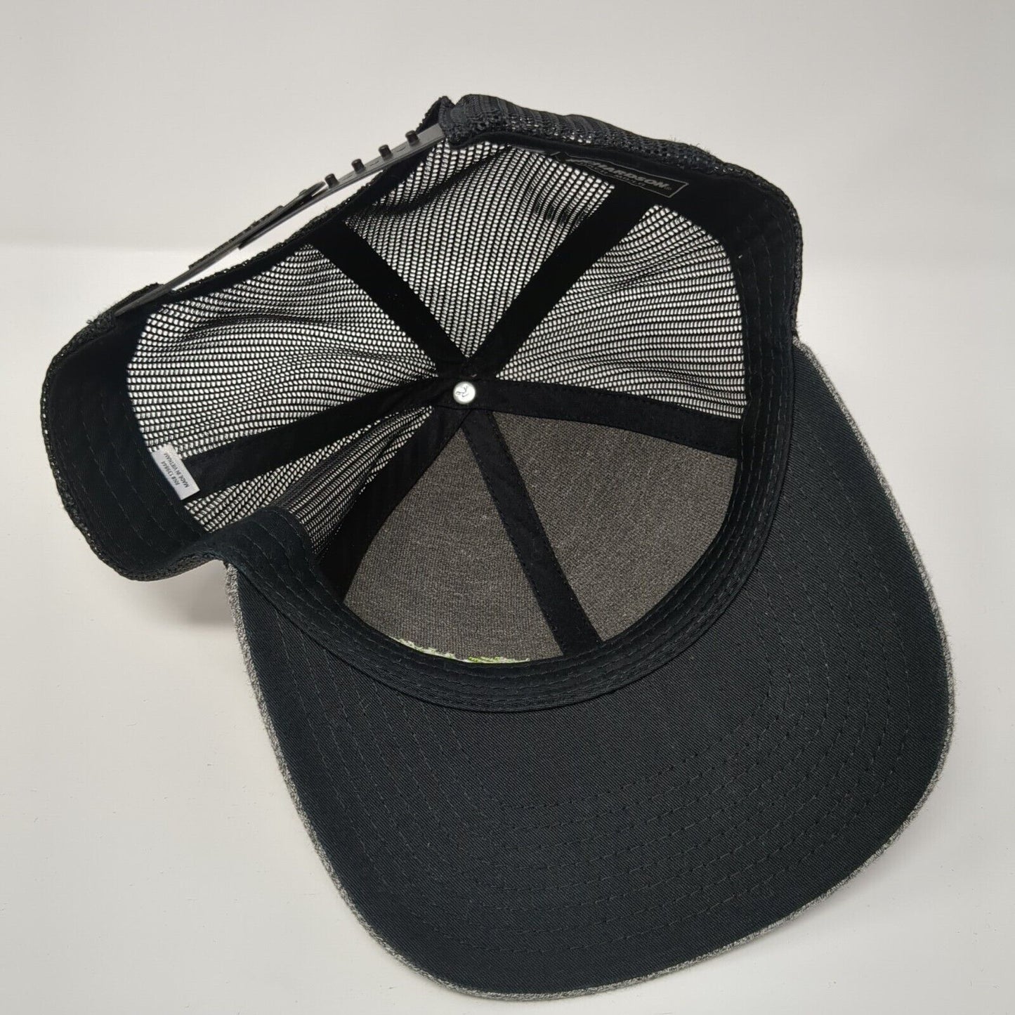 Idaho Central Credit Union Snapback Trucker Hat Gray M/L Mesh Back Richardson