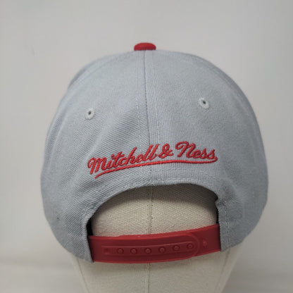 Mitchell & Ness Men's Snapback Hat Gray OSFA Embroidered Los Angeles Clippers