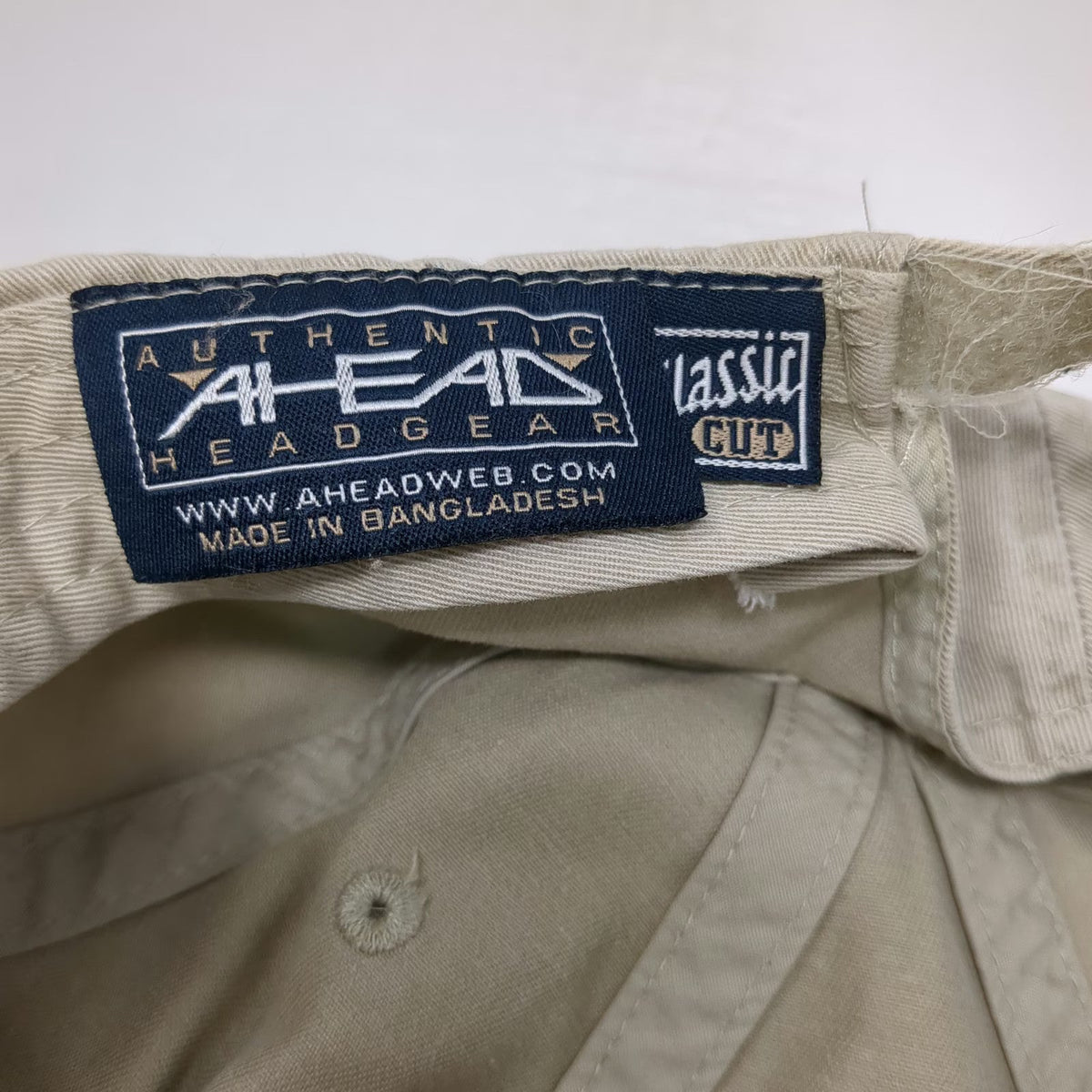 Ahead Baseball Cap Beige One Size Lahaina Maui Divers Scuba Flag Hawaii Hat