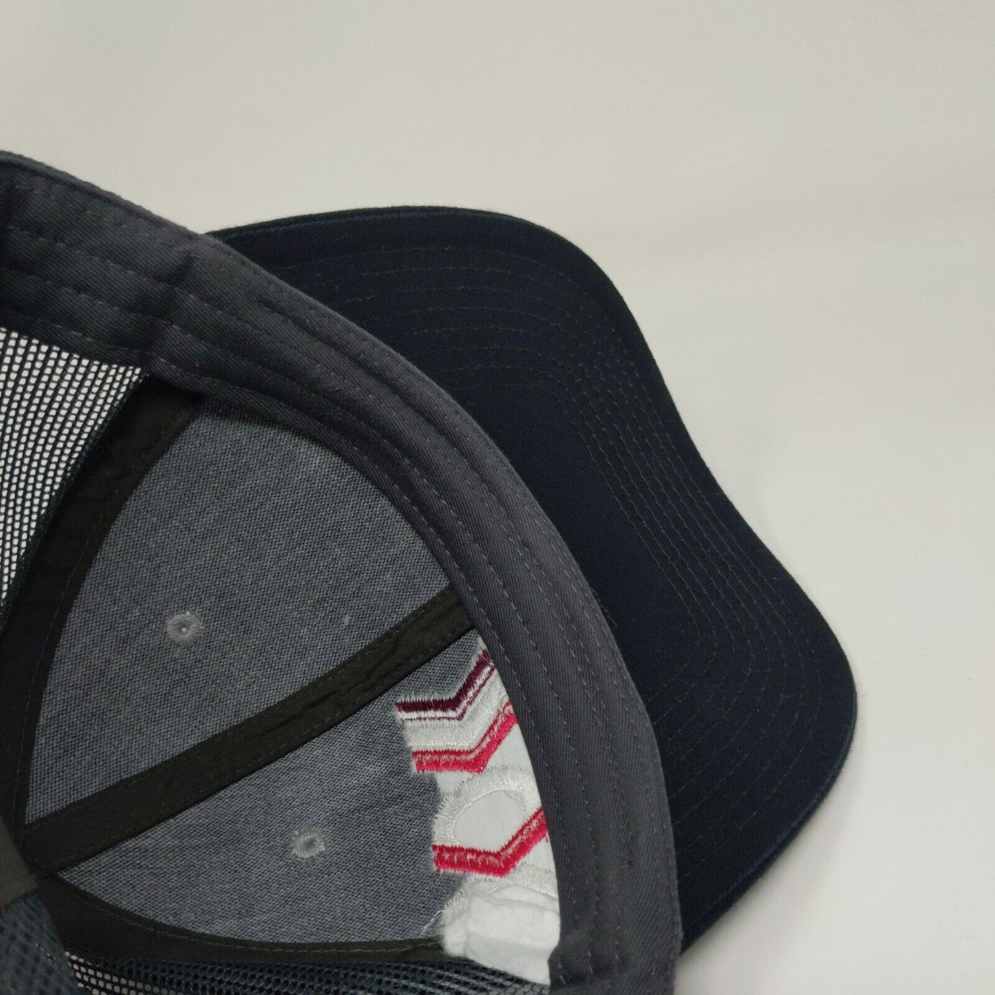 T-Meridian Snapback Mesh Back Trucker Hat Gray One Size Port Authority